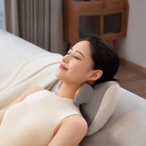 U-shaped Hot Compress Lumbar Massager, Kneading Massage Cushion, Lumbar Back Shoulder Cervical Trapezius Muscle Neck Massager