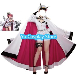 Yu-Cosplay Nikke Mast Cosplay Costume Women Fancy Party Suit Cloak Top Pants With Hat Halloween Carnival Uniforms Game Clothing