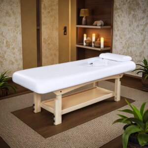 Thai Massage Bed Solid Wooden Portable Massage Tables Top Selling Full Body beuty Massage Bed for Sale