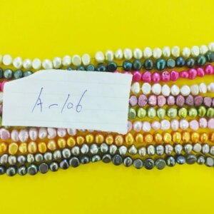 Best Selling 10PCS 7-8mm Freeform Shape Natural Freshwater Pearl Loose Beads Strand