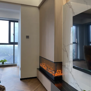European style fireplace, living room decoration, electric fireplace, TV station, background wall, embedded fireplace YX830TB