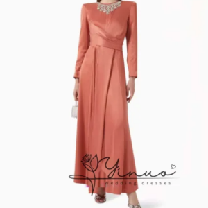 Dress Luxury Birthday Evening Dress Ankle Length Full Sleeves Summer Elegant Wedding Party Gowns For Women Arab 2025