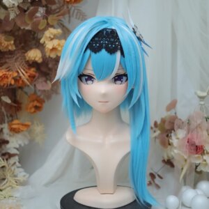 (NFD36–29)Customize Full Head With Lock Pretty Female/Girl Japanese Animego Character Kig Cosplay Kigurumi Mask Crossdress Doll