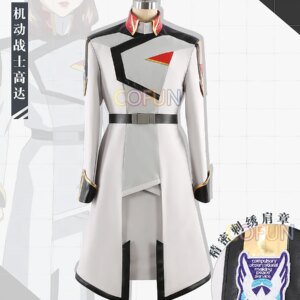 COFUN [Customized] Murrue Ramius Cosplay Costume Theater Version For Halloween Christmas Festival Party Comic Con Anime Game