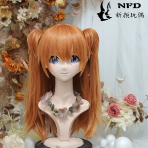 (NFD-47-36)Customize Full Head With Lock Crossdress Doll Female/Girl Japanese Anime Cartoon Character Kig Cosplay Kigurumi Mask