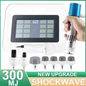 300MJ Shockwave Therapy Machine ED Treatment 2 In 1 Ultrasonic Therapy Equipment Pain Relief Muscle Relaxation Home Use Massager