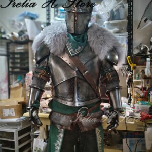 Irelia H Store Custom size made Dark Souls Faraam Knight Cosplay Costume Full set with armors high quality