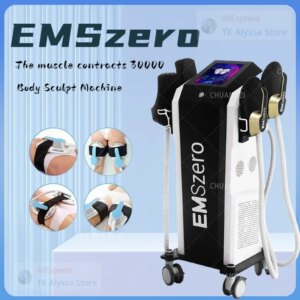 EMSZERO PRO Ultra 6500W 15T HIEMT 200Hz Machine Body Slimming Fat Burning Muscle Stimulation 4 5 Handles