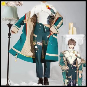 COFUN Game NU:Carnival Eiden Cosplay Costume Suit Uniform Halloween Party Outfit Women Men Anime Role Play Clothes