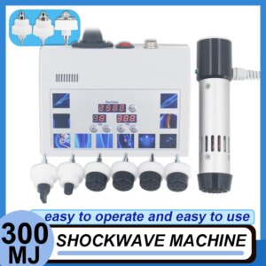 300mj Shockwave Therapy Machine Pain Relief Body Massage ED Treatment Physiotherapy Shock Wave Equipment Body Massager