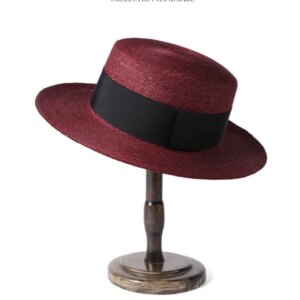 Natural hat women’s new flat red top