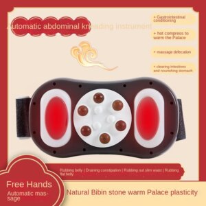 Stone needle automatic knead abdomen abdominal massager household knead abdomen waist and abdomen kneading waste