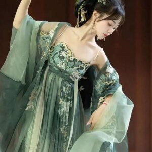 New Carnival Halloween Cos Cosplay Hezi Skirt Hanfu Womens fashion Spring And Summer Big Sleeved Shirt Ancient Costume