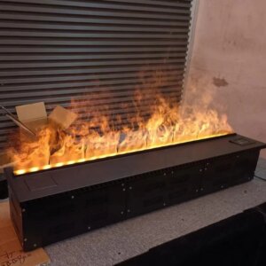 1500mm APP colors adjustment home indoor decoration multi colors changing artificial simulated flame water vapor steam fireplace