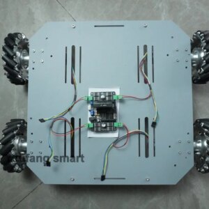 70kg Load RC Tank With Ps2 152mm Mecanum Wheel Heavy-Duty Trolley Omnidirection 24V Motor Metal Car for Arduino Robot DIY Kit