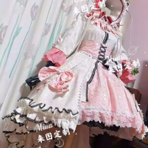 COS-HoHo Game Arknights Eyjafjalla AMBIENCE SYNESTHESIA Gorgeous Dress Cosplay Costume Halloween Party Outfit Custom Any Size