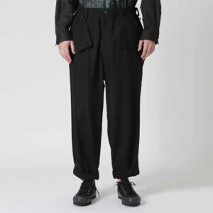 YOJI OOAK original design for holiday style flange-out pocket multi-button casual pants Loose and comfortable men’s pants