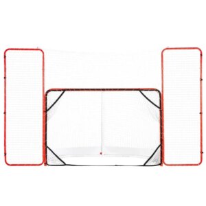 Hockey Goal Backstop Steel Targets Training Net Outdoor Use