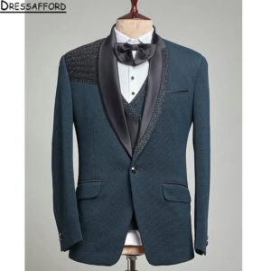 Gorgeous Two Pieces Men Suits Glitter Crystal Groom Wear ( Jacket + Pants )