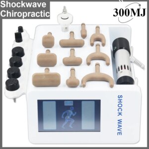 2025 New 300MJ Shockwave Therapy Machine For ED Treatment Relief Boby Muscle Pain Chiropractic Correction Gun 2 In 1 Massager