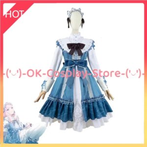 [Custom Made] Game Project Sekai Colorful Stage Akiyama Mizuki Cosplay Costumes Maid Dress Anime Clothing Halloween Uniforms