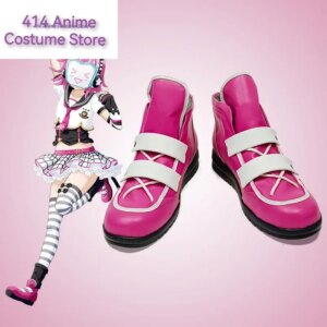 Anime Cosplay  Boots Love Live Nijigasaki Tennoji Tennouji Rina Customize Shoes Halloween Aksesori Dibuat Sesuai Pesanan