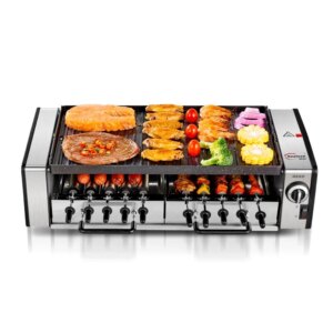 Electric grill Indoor grill Family Full automatic rotary House shold skewer