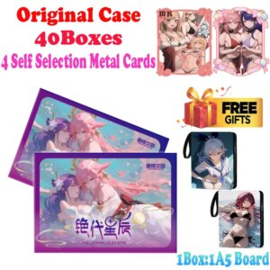 2025 Lastest A5 Size The Unparalleled Star Peeling Nude Waifu Collection Card Board Ganyu Trading Artboard TCG Toys Hobby Gift