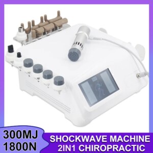 300MJ Shockwave Therapy Machine For Joint & Muscle Aches Accelerate Recovery Injuries Body Relief Relax Massager 2in1 Chiropra