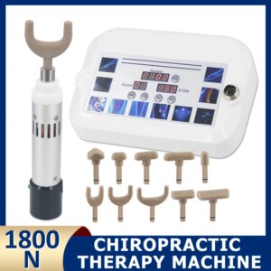1800N Electric Chiropractic Adjusting Tools Body Massage Fatigue Relax Professional Spinal Correction Gun Cervical Pain Relief