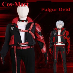 Cos-Mart Anime VTuber Fulgur Ovid Cosplay Costume Fashion Combat Uniforms Unisex Activity Party Role Play Clothing