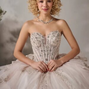 Customized Shiny ivory Off Shoulder Quinceanera Dress Tull crystal sequin applique Bow Long tail vestidos de 15 Quinceanera