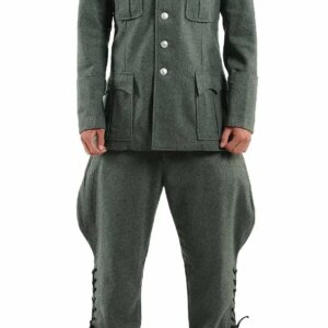 TOMBJ. WW2 WWII GERMAN ARMY M36 OFFICE WOOL FIELD MILITARY UNIFORM TUNIC BREECHES COLLECTION WAR REENACTMENTS
