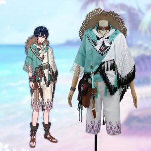 COS-HoHo Anime Promise Of Wizard Shino Heath Game Suit Handsome Gorgeous Uniform Cosplay Costume Halloween Party Outfit