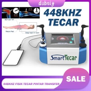 448KHZ Mesin Pelangsing Diathermy Terapi Fisik Penghilang Rasa Sakit Tecar CET RET Untuk Nyeri Tubuh