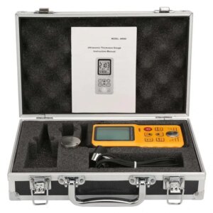 AR860 Smart Sensor Digital Ultrasonic Thickness Gauge Tester Meter 1.00 to 300.00mm Steel Sound Velocity 1000 to 9999m/s