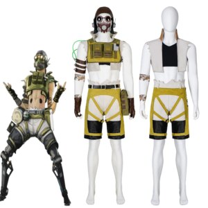 Apex Game Octavio Silva Cosplay Costume Men Punk Novelty Combat Uniform Halloween Carnival Streetwear Theme Party Disguise Suits
