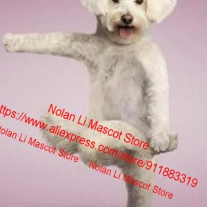 High Quality EVA Material Helmet Gymnastics Dog Mascot Costume Cartoon Suit Birthday Party Masquerade Cosplay Adult Size 1012