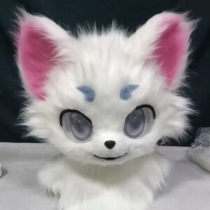 Fursuit Husky Fox Mascot (head) Halloween Party Fur Cosplay Gift