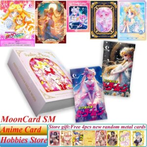 New Mooncard Sailor Moon Collection Cards Anime Character Fantasy Magic Rare 25th Anniversary Stamp Jade Trading Game Cards