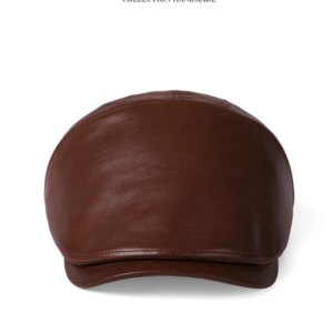 Select the first layer of oil wax leather cap men’s and women’s hats