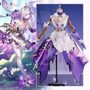 UWOWO Castorice Cosplay Collab Series: Game Honkai: Star Rail Castorice Cosplay Costume XS-2XL Halloween Costume