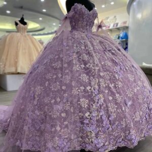 AA-Q36 Custom Made Cinderella Princess Girl Quinceanera Dresses With Cape V Neck Bow Ball Gown Prom Party Dress Vestido 15 16