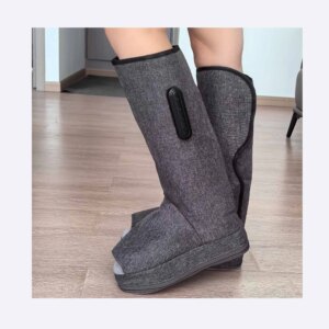 leg and foot massager shoes with heat relief calf massager boots with airbags wireless air pressure calf massager boots