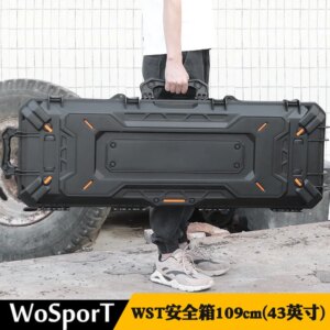 WOSPORT WST Safety Box 109cm (42 inches) Bow and Arrow Box Storage Fishing Gear Strip Outdoor Storage Box