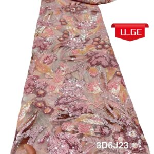 2025Latest Superior Quality Luxurious Eligant Soft Tulle Sequin Lace Fabric For Wedding Evening Dresses U_Ge2798