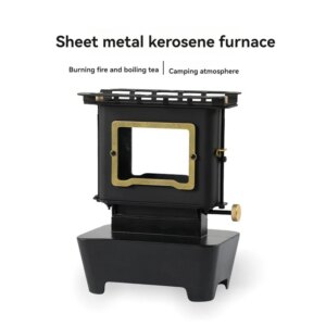 Camping Style Outdoor Stove Kerosene Lamp Stove Retro Ironing Stove Camping Style Atmosphere Heating Stove Oil Lamp