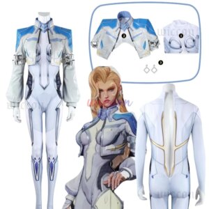 Rivals Dagger Cosplay Women Fantasy Coat Jumpsuit Costume Disguise Outfits Female Movie Roleplay Disfraz Halloween Carnival Suit