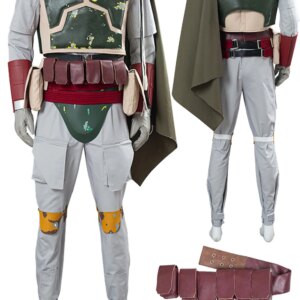 Boba Cosplay Fantasy Battle Armor Movie Space Battle Bounty Hunter Costume Disguise Adult Men Cosplay Roleplay Fantasia Outfits