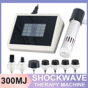 Professional 300MJ Shockwave Therapy Machine Relieve Lumbar Joint Pain ED Treatment Health Physical Therapy Shock Wave Device